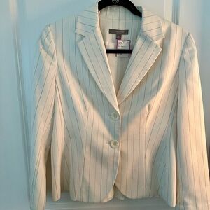 Ann Taylor Striped Blazer, Boutique Purchase, sz 6P NWT